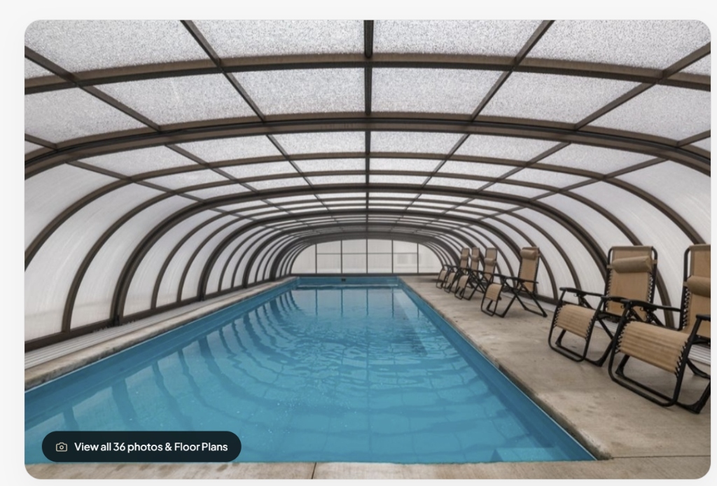 Enclosed Heated Swimming Pool Pavilion
