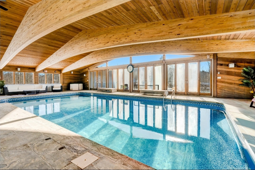 Cathedral Timber Indoor Heated Pool Pavilion